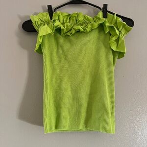 Ruffled Strapless Top-NWT